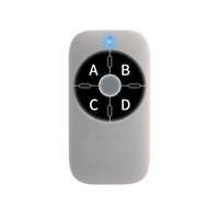 Transmisor de control remoto RF inalámbrico YET2211 Código de aprendizaje Código rodante Control remoto de código Clon
