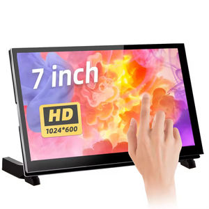 Display LCD capacitivo Touch Screen da 7 pollici ip 1024*600 LCD per Raspberry Pi 5/4/<span class=keywords><strong>3</strong></span>/<span class=keywords><strong>2</strong></span>/1 - Product Image 1