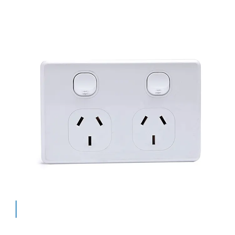 YOUU Manufactured Products Australian Double Gang Multi Electric Wall Switch Socket