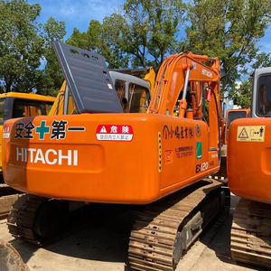 รถขุดตีนตะขาบฮิตาชิ EX120-5 มือสอง 12 ตัน ปรับสภาพใหม่ เครื่องจักรงานดิน พร้อมเครื่องยนต์และมอเตอร์ - Product Image 3