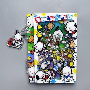 Cuaderno acrílico Snoopyed con diseño de Crayon Shin, de hojas sueltas, tamaño A7/A5, ideal para regalo y manualidades, superventas transfronterizo TK. - Product Image 5