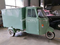 Camion de vente de café et de nourriture de rue électrique à 3 roues, personnalisé en usine XC-EGO, en acier inoxydable, zéro émission, certifié CE