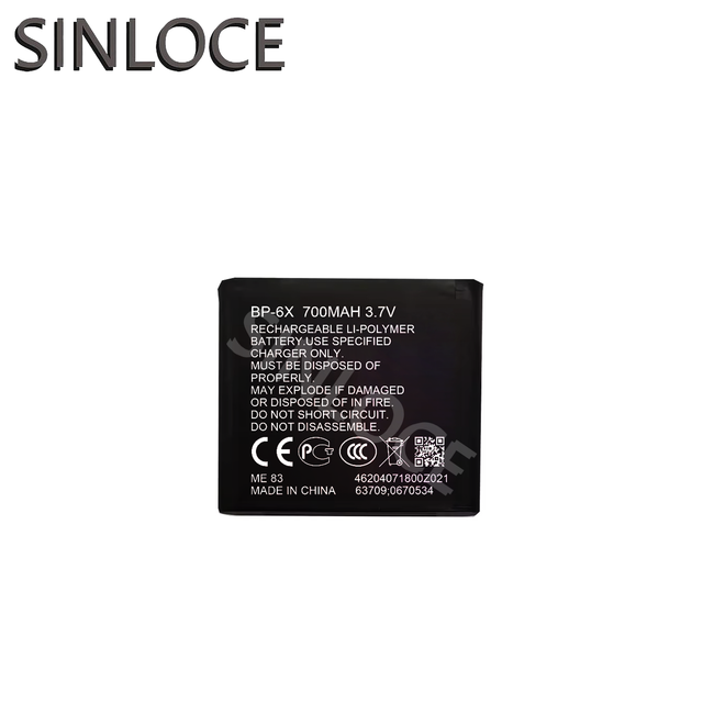 BP-6X Polymer Lithium Battery for Nokia 8800 8860 Sirocco N73i NK8800 Mobile Phone Battery