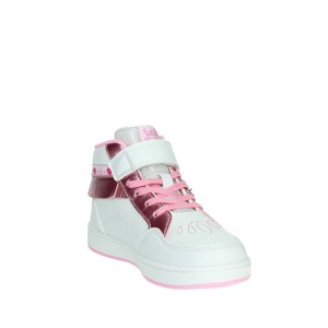 Sneakers Casual alte LKAA8096 schema di colori bianco/rosa - Product Image 5