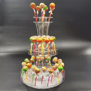 Kids Candy Sugar Lolly Lollipops Acrylic Display Stand For Wholesale