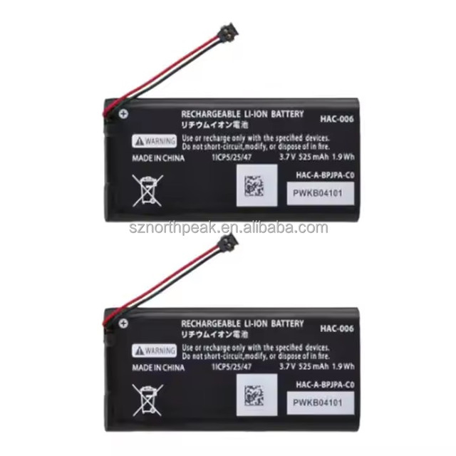 Hac-006 3.7v 525mah 3.7v 600mah Replacement Battery Pack for Nintend Switch Joy Cons Controller Charger Battery