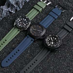 Correa de Reloj de Caucho FKM de Alta Calidad de 20 mm 22 mm, Correas de Reloj de Fluorocarbono para <span class=keywords><strong>Relojes</strong></span> <span class=keywords><strong>Breitling</strong></span> - Product Image 4