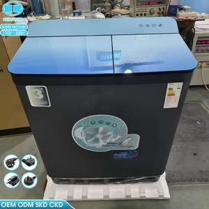 Lavadora semiautomática de doble tina de 8 kg para el hogar OEM/ODM - Equipo de lavandería personalizable, de bajo consumo y eficiente en energía - Product Image 3