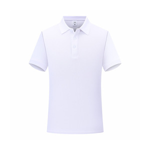 Polo Shirt Short Sleeve Solid Color Polyester Quick Dry Workwear Daily Wear - Product Image 4