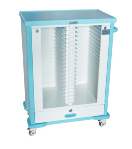 MT MEDICAL Patiëntenkoffer ABS Medische <span class=keywords><strong>Trolley</strong></span> voor Documenten <span class=keywords><strong>Trolley</strong></span> met Lade - Product Image 6