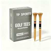 10000 Tees de golf verts longs en plastique vierges personnalisables, avec pochette porte-poids et porte-clés magnétique, Logo Pplastic Castle