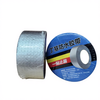 Aluminiumfolie Butylkautschuk Wasserdichtes Klebeband Schimmelresistent Feuchtigkeitsbeständig für Dach Fenster Gebäude Unterlage