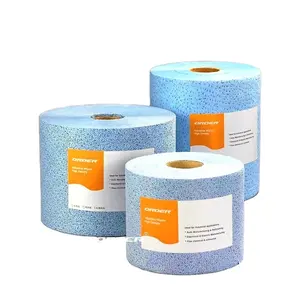 Hot Sale Best Quality Perforated Roll Embossed Surface Melt Blown PP Maintenance Industrial Cleaning Wipes