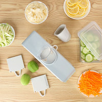 Keukenhulpjes 4-in-1 multifunctionele plastic milieuvriendelijke snijders & schaafmachines groentesnijder cutter hakselaar