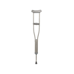 Shuoxin Underarm Crutches Stainless Steel Adjustable Height With External Lock For Elderly And Disabled Mobility Aid - Product Image 1