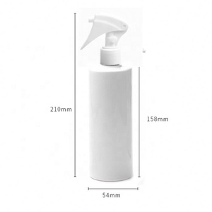 2026 Room <b>Flat</b> Shoulder Spray Bottles 300ml <b>White</b> Round Plastic Perfume Spray Bottle - Product Image 2