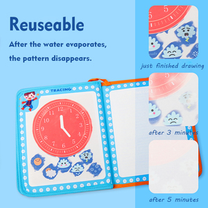 Libros de Dibujo Mágicos con Agua Superdots para Niños, Libros Creativos Mágicos con Pincel, Libros de Colorear con Agua Reutilizables sin Desorden para Niños - Product Image 4
