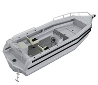 Bateau à filtre en aluminium, 20 pieds, 6m, Easycraft, avec Console centrale et latérale