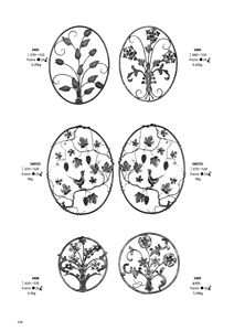 55x55cm hierro forjado artístico Roson para puerta valla barandilla balaustrada - Product Image 6