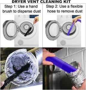 Accesorios para Aspiradora Dysoner V7 DC59, Kit de Limpieza de Conductos de Secadora, <span class=keywords><strong>Cepillo</strong></span> para Bobina de Condensador de Refrigerador, Flexible para Espacios Estrechos - Product Image 3