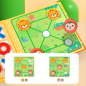 Gioco di Scacchi Due-in-Uno: Scacchi Soffocanti e Scacchi da Combattimento, per Sviluppare Sei Competenze Fondamentali, Gioco a Due Giocatori, Facile da Giocare, Giocattoli per Bambini - Product Image 5