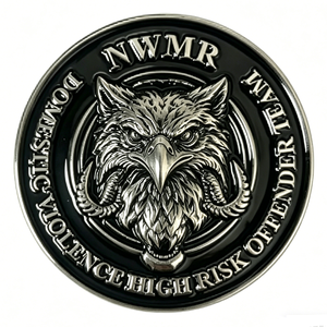 Pièce de monnaie commémorative d'équipe personnalisée, en alliage de zinc moulé sous pression, avec tête d'aigle en relief 3D, pour Halloween et Noël - Product Image 2