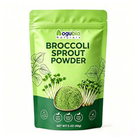 Poudre de pousses de brocoli pure en vrac, superaliment |   Poudre d'extrait de pousses de brocoli biologique pour compléments alimentaires