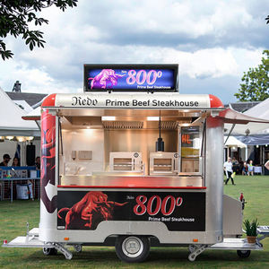 Remorque de restauration professionnelle en fibre de verre, cuisine mobile avec service de restauration rapide pour événements en plein air et restaurants - Product Image 5