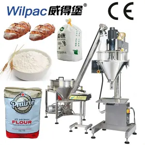 Superior Precision Powder Filling Machine for Ice Cream Powder/protein Powder Auger Filler Machine Plastic,paper Packaging 50L