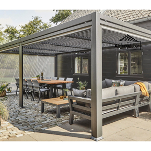 Gazebo <span class=keywords><strong>Pergola</strong></span> à persiennes avec persiennes de <span class=keywords><strong>toit</strong></span> réglables Gazebo extérieur 4x4 <span class=keywords><strong>Pergola</strong></span> Wpc <span class=keywords><strong>Pergola</strong></span> <span class=keywords><strong>Pergola</strong></span> Kit - Product Image 5