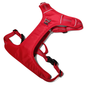 新设计运动宠物背带耐用尼龙皮带快速释放牛津格子彩色网垫2个坚固的金属钩环编号 - Product Image 2