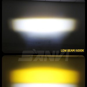 ไฟโปรเจคเตอร์ LED รุ่นใหม่ล่าสุด S002 สำหรับมอเตอร์ไซค์ ไฟสปอตไลท์ LED สองสี พร้อมเลนส์ฟิชอาย 2 ชิ้น 40w 6000k IP67 CN;GUA - Product Image 6