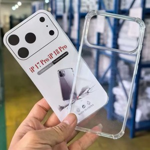Großhandel Transparente Stoßfeste Weiche Klare TPU-Hülle für iPhone 18 13 12 11 17 Pro Max, Individuelles Logo, OEM-Unterstützung, Großbestellungen - Product Image 4