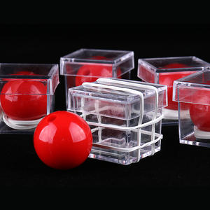 Petite boule qui pénètre dans une boîte en cristal, tours de magie, accessoires d'illusion, trucs de magie, jouet en gros pour enfants, jouet pour adultes, blague - Product Image 1