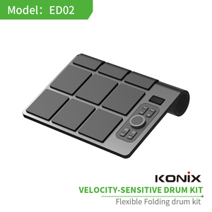 Batería Eléctrica Digital de Alta Calidad con 9 Pads y Batería Incorporada, Set de Percusión con Micrófono - Product Image 4