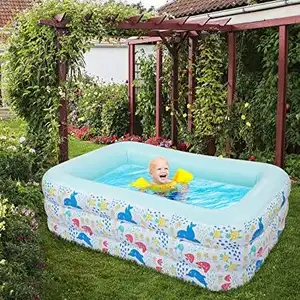 Бассейн надувной с водой детский бассейн игрушки с возрастом От 2 до 8 лет летний Бассейн семейный открытый вечеринка