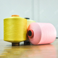 Fil fantaisie 100 % polyester phosphorescent DTY 75D 150D 300D, fil lumineux pour tissage et tricotage de chaussettes et de sangles