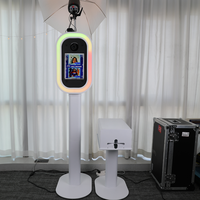 Photomaton instantané léger 2026 pour iPad avec miroir en plastique pour mariage, événement professionnel, location