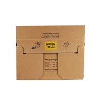 Cajas de Cartón para Envíos Ecológicas de Color Marrón, Reciclables, Resistentes, para Envíos Postales y Mudanzas, Cajas de Cartón Corrugado