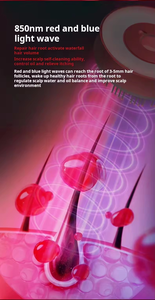 Haarwuchs applikator Haaröl Kamm heizung Elektrische Kopfhaut <span class=keywords><strong>massage</strong></span> bürste Elektrische Rotlicht therapie Kopfhaut <span class=keywords><strong>massage</strong></span> gerät - Product Image 6
