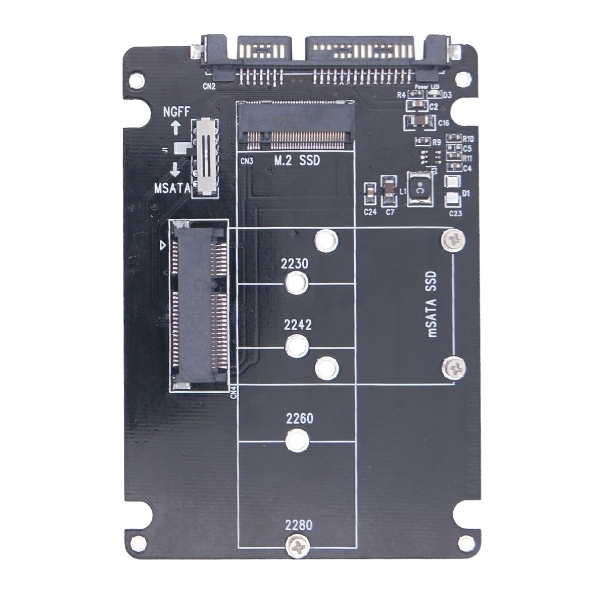 SSD Adapter M.2 NGFF or MSATA to SATA 3.0 Adapter USB 3.0 to 2.5 SATA Hard Disk 2 in 1 Converter Reader Card Cable for PC Laptop