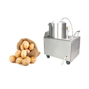 Machine à éplucher les pommes de terre multifonctionnelle professionnelle / Laveuse et éplucheuse de légumes - Product Image 3