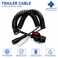 Câble électrique HJYAJZT 7 & 15, câble à sept conducteurs pour camion et remorque, câble de connexion électrique, bobine de câble de remorque