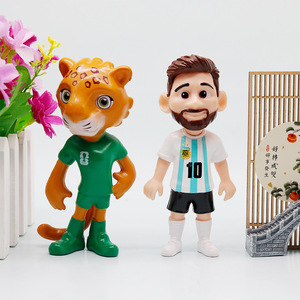 Figuras de Acción de Fútbol 3D de <span class=keywords><strong>Messi</strong></span>, Adornos, Accesorios para Coche, Pastel, Decoración de Mesa, Juego de Figuras de Acción, Regalos Personalizados al por Mayor - Product Image 3