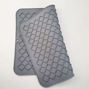Tapis de séchage de vaisselle en caoutchouc pour cuisine, tapis en silicone résistant à la chaleur, tapis de séchage en silicone, tapis en silicone pour comptoir de cuisine, vente chaude - Product Image 3