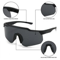 Lunettes de soleil de cyclisme, lunettes de sport, lunettes de soleil pour hommes et femmes, pour la conduite en extérieur et le vélo