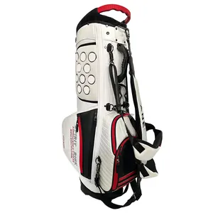 Vente en gros Nouveau design Pu Premium Golf Stand Bag