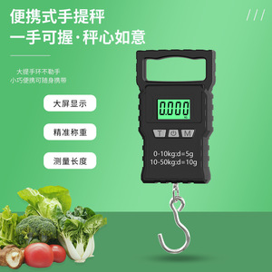 Portable Electronic Scale 50kg Luggage Weighing Digital Handheld Scale With Hook And Multiple Units For Travel Use - Product Image 3