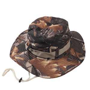 Bucket Fisherman Hat Camouflage Cap Men Hiking Fishing Sun Hat Safari Outdoor <strong>Boonie</strong> Hat - Product Image 5