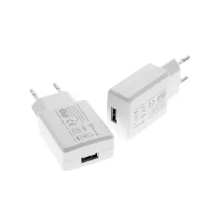 小型USB充電器5V1A2AアダプターEUUSプラグ (CE CUL FCC付き)